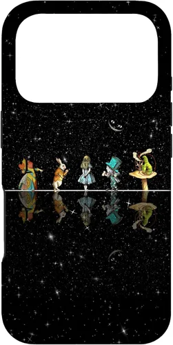 Vista 30 de Wonderland Starry Night - Funda para iPhone 17 de Alicia en el país de las maravillas