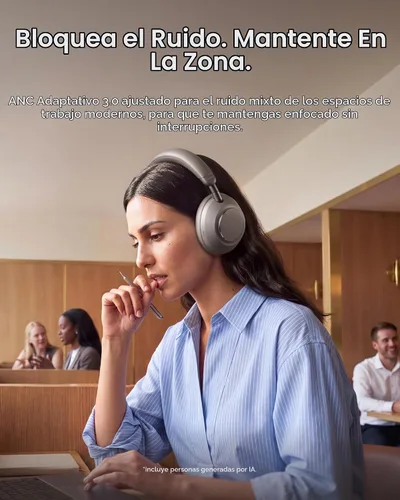Vista 5 de Anker Soundcore Space 2 Pro ANC - Auriculares sobre la oreja Gris medianoche
