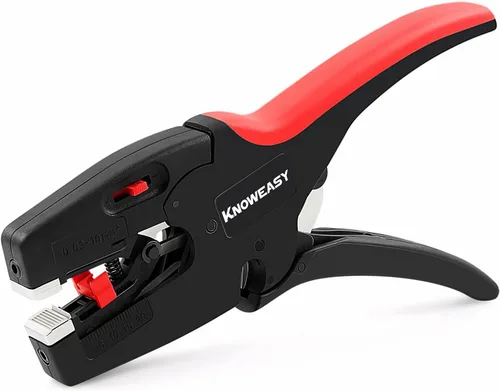 Vista 11 de Pelador de cables, herramienta de pelado de cables Knoweasy con cortador y herramienta de pelado de cables 2 en 1 funciona para electrónico
