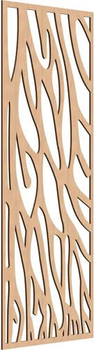 Vista 165 de 9 3/8"W x 24 3/8"H x 1/4"T Bristol Decorativos Paneles de Pared de Madera Calado, Cereza