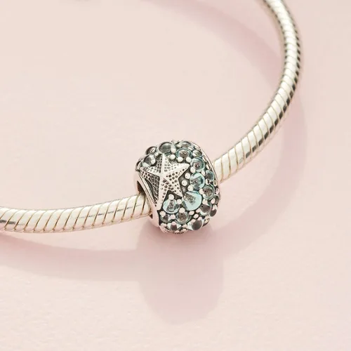 Vista 4 de Abalorios de estrellas de mar oceánico de Pandora para mujer modelo 791905CZF