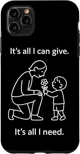 Vista 13 de Child Giving Flower to Parent Minimal Symbolic Love Design Case for iPhone 16