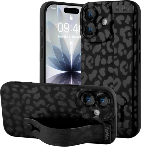 Vista 53 de OOK - Funda compatible con iPhone 11 en color vino rojo con estampado de leopardo, de TPU a prueba de golpes, cubierta delgada de silicona