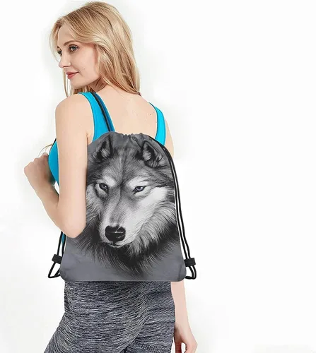 Vista 4 de Beabes Bolsas de cordón de arte abstracto Bolsa de mochila Bolsa de gimnasio Bolsa de cordón, Multi-a197, Mochilas de viaje