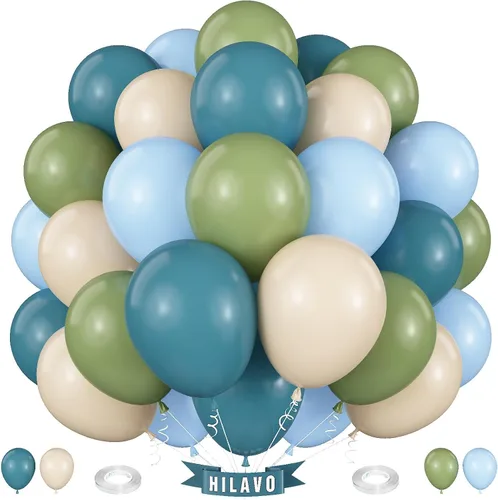 Vista 13 de Globos Negros y Naranjas de 12 Pulgadas, Globos de Confeti Negro Naranja Plateado, Globos de Halloween Trick or Treat para Niños y Hombres