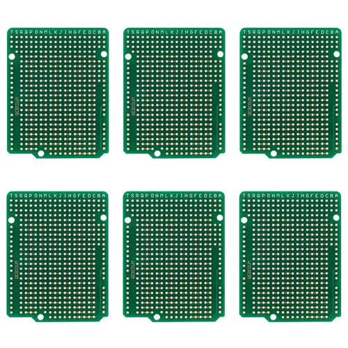 Vista 2 de Tablero de prototipos, tablero de prototipo de PCB, protoboard perforado de doble cara de 0.100 in, circuito de soldadura de paso Perma Proto Boards