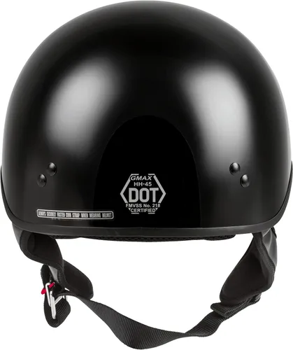 Vista 4 de GMAX Casco de motocicleta HH-45 Street Negro