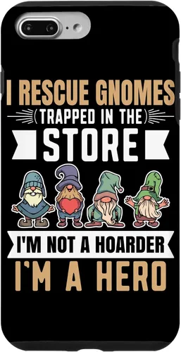 Vista 12 de Garden Lover I Rescue Gnomes Not A Hoarder A Hero Gardener Case for iPhone 17