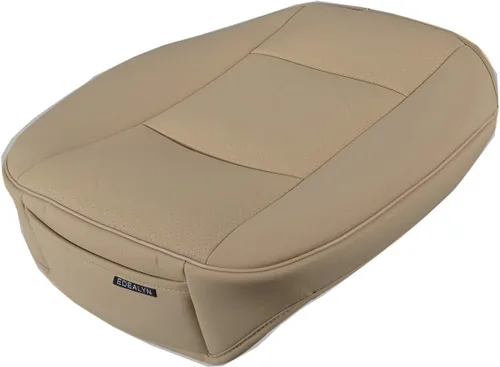 Vista 5 de Funda protectora de lujo para asiento de coche en cuero sintético - Funda para asiento delantero - Funda para base de asiento individual