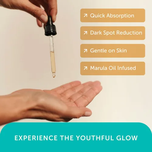 Vista 3 de Suero hidratante de vitamina C para la cara, orgánico, suero juvenil para piel opaca, enrojecimiento y envejecimiento, cuidado de la piel facial