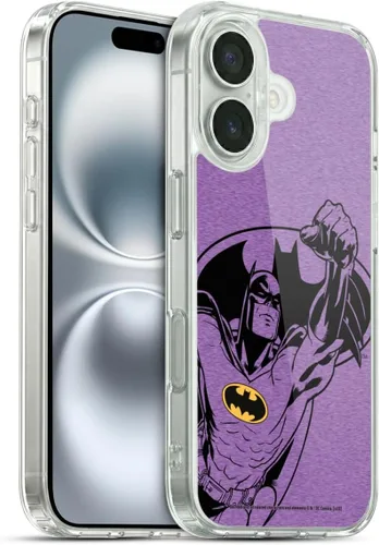 Vista 268 de Head Case Designs Funda de gel con licencia oficial de Batman DC Comics Bat Signal Logos [protección de grado militar] compatible con Apple iPhone 7