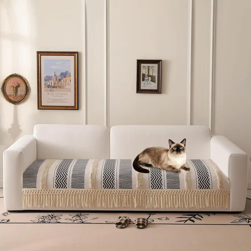 Vista 31 de VClife Funda para Brazo de Sofá Antideslizante Azul Fundas para Reposabrazos para Reclinable, Sillón, Sofá de Dos Plazas y Sofá 1 Pieza Funda Suave