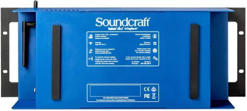 Vista 6 de Soundcraft Ui24R 24 Entrada Digital Mezclador W/Wifi+App Control Ui 24R+Dbx Crossover - Negro