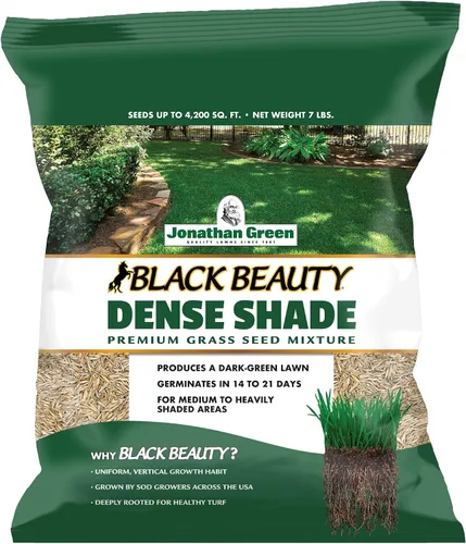 Vista 8 de Jonathan Green (10622) Black Beauty Semilla de Césped de Sombra Densa - Semilla de Césped de Temporada Fría (1 lb) Crece bien en áreas medias a