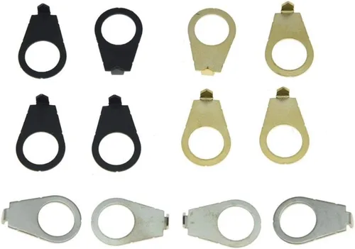 Vista 4 de Dopro Juego de 4 perillas de guitarra LP negras placa puntero 3/8 "perilla indicadora para USA Les Paul con ollas CTS