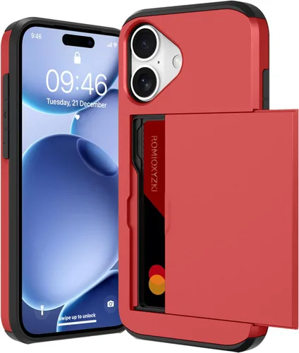 Vista 52 de ZIYE Compatible con iPhone 12 Pro Max Funda tipo cartera con tarjetero, Funda de dos capas antiarañazos con bolsillo oculto, Funda protectora a Verde