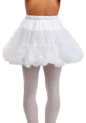 Vista 2 de Cinta de enagua corta blanca para mujer Multicolor