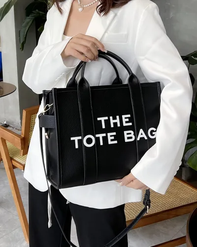 Vista 3 de NEGBIU The Tote Bag para mujer, bolso de mano de piel sintética, bolso cruzado o asa para el trabajo, la escuela (10.6 x 13 x 6.3 pulgadas)