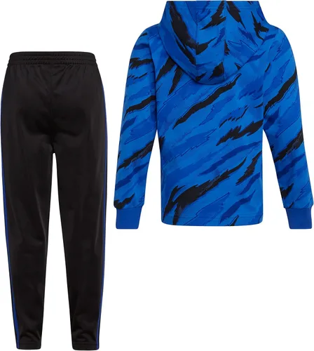 Vista 2 de adidas Conjunto de 2 piezas de camiseta con capucha de camuflaje tigre para niños