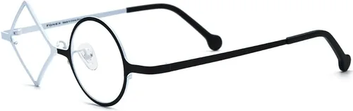 Vista 12 de FONEX Gafas de titanio coloridas Marco Hombres Izquierdo Redondo Derecho Cuadrado Gafas Ópticas Mujeres F85747
