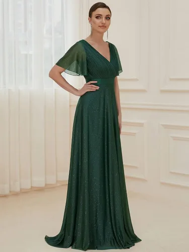 Vista 3 de Ever-Pretty Vestido formal de manga corta para mujer 50159