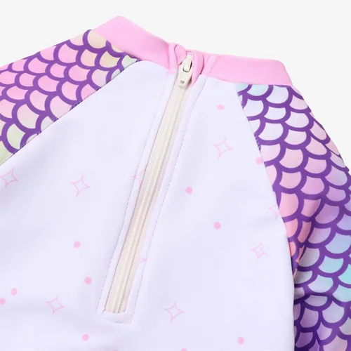Vista 5 de Peppa Traje de baño de sirena de océano para bebé niña pequeña