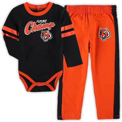 Vista 7 de Outerstuff NFL Little Kicker - Conjunto de 2 piezas para recién nacidos, mameluco y pantalón
