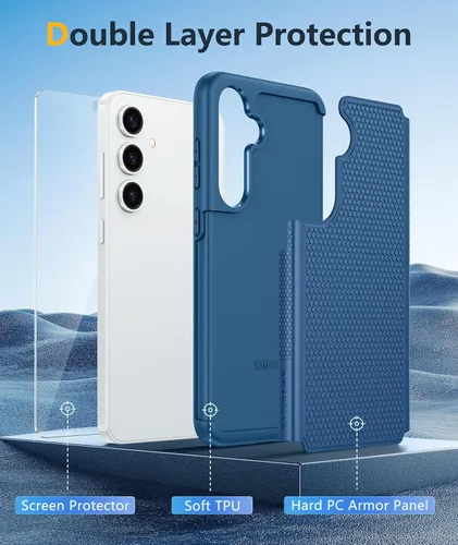 Vista 126 de FNTCASE Funda para iPhone 17 Pro: Fundas delgadas translúcidas de color azul claro compatibles con MagSafe, protección completa de la cámara