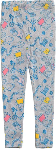 Vista 3 de Peppa Pig Conjunto de sudadera con capucha y leggings de forro polar para niñas pequeñas y grandes