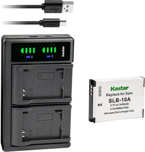 Vista 8 de Kastar Cargador de batería USB SLB-10A LTD2 para Samsung WB200F, WB250F, WB280F, WB350F, WB500, WB550, WB600, WB650, WB700, WB750, WB800F, WB850F