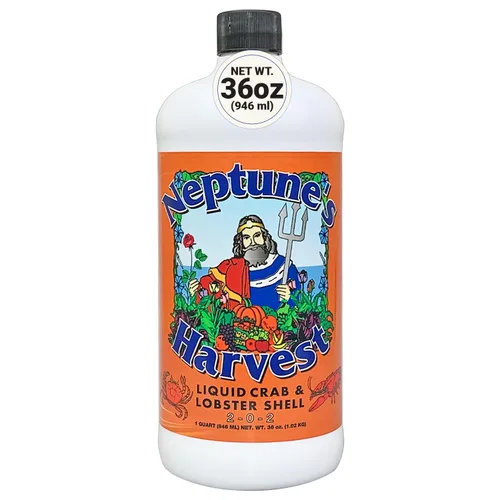 Vista 7 de Neptune's Harvest Fertilizante líquido multiusos orgánico de cangrejo y langosta (2-0-2) - Botella de 1 galón - Fertilizante de suelo rico