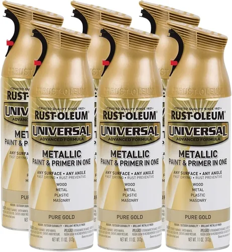 Vista 101 de Rust-Oleum Pintura en aerosol metálica universal para todas las superficies, cobre envejecido Cobre (Aged Copper)