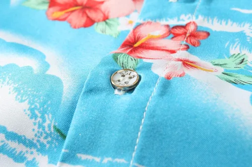 Vista 6 de SSLR Camisa hawaiana para niños grandes, camisa hawaiana para niños, camisa de flamencos, camisa Luau de manga corta para niños