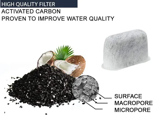 Vista 3 de Filtros de agua de carbón de repuesto prémium para máquinas de café Cuisinart (12)