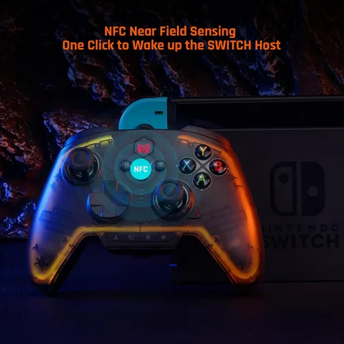 Vista 8 de BIGBIG WON Wireless Switch Controllers for Nintendo SwitchPC WindowsAndroidIOS, Bluetooth Wired PC Game Controller With 6-Axis