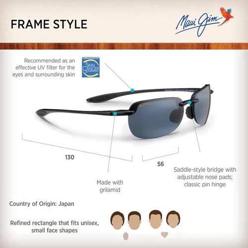 Vista 6 de Maui Jim - Playa de arena unisex, ajuste universal