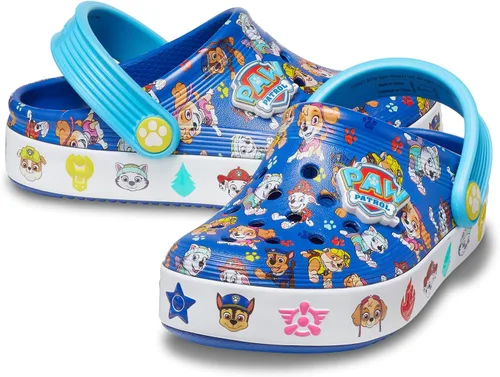 Vista 6 de Crocs Zuecos fuera de la cancha de Paw Patrol para niños