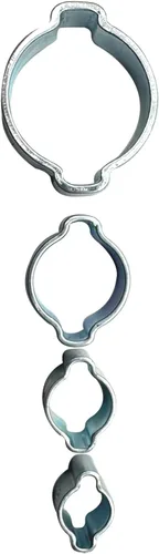 Vista 6 de 20 clips de manguera de oreja ajustables de 0.27 a 0.27 pulgadas, abrazadera de manguera de dos orejas, abrazaderas de manguera de doble oreja