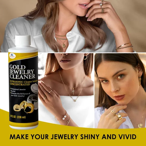 Vista 5 de NORTHWEST ENTERPRISES Limpiador de joyas de oro, solución ultrasónica de limpieza de joyas. Concentrado. Diseñado científicamente exclusivamente