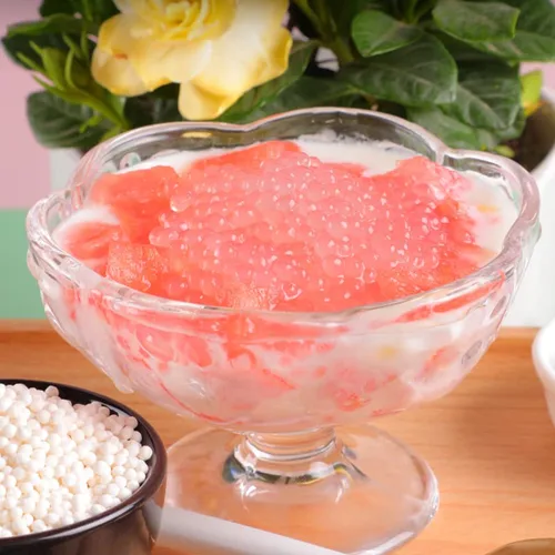Vista 7 de Soeos Perlas de Tapioca de Sagú 14.1oz, sagú pequeño, rocío de sagú, granos