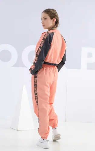 Vista 3 de Conjunto de ropa de baile para niñas, disfraz moderno de equipo de jazz de hip hop, conjuntos de ropa de baile para niñas