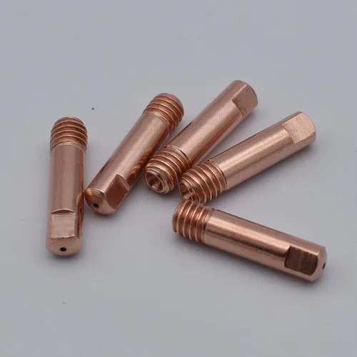 Vista 3 de Punta de contacto .03 '' 0.031 in M6 Thread/Shield cup/Tips Holder Difusor para MB15 15AK MIG Antorcha de soldadura 13 unids GZTIGWELD Contact Tip