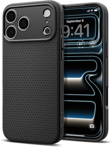 Vista 43 de Spigen Liquid Air - Funda diseñada para iPhone 11 (2019), color negro mate