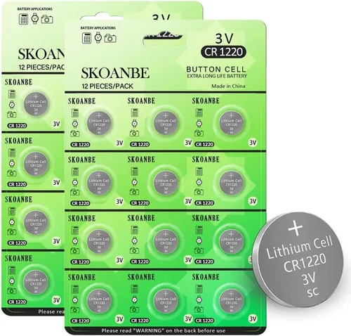Vista 8 de SKOANBE 12PCS 1220 botón moneda celda CR1220 batería