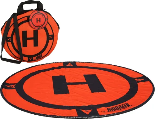 Vista 7 de Hoodman Almohadilla de Aterrizaje Plegable Triple con Peso para Drones UAV LP21 se adapta a Mini 4 Pro, mini 3 Pro, mavic y Spark. Duradero,