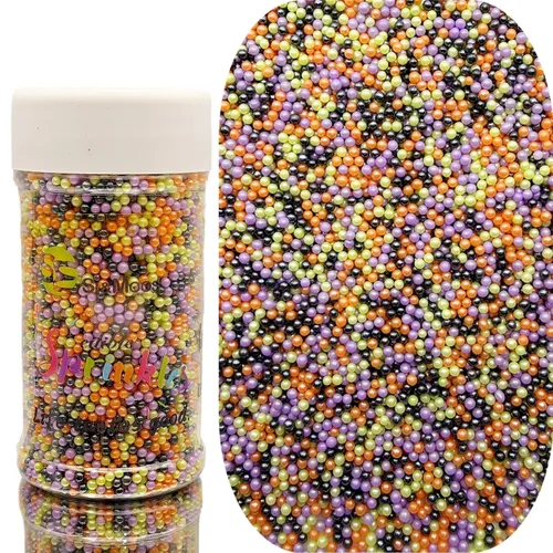 Vista 28 de SE Si&Moos Pink Nonpareil Sprinkles - Mini perlas comestibles de 0.079 in Rosa bebé