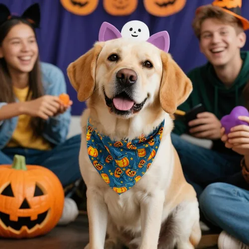 Vista 3 de PAWCHIE Bandanas navideñas para perros, 10 unidades, bufanda triangular para mascotas, estilo festival para perros pequeños, medianos y grandes
