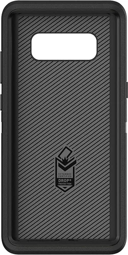 Vista 2 de Estuche para Samsung Galaxy Note8 de OtterBox, serie DEFENDER, Empaque de fábrica, Negro