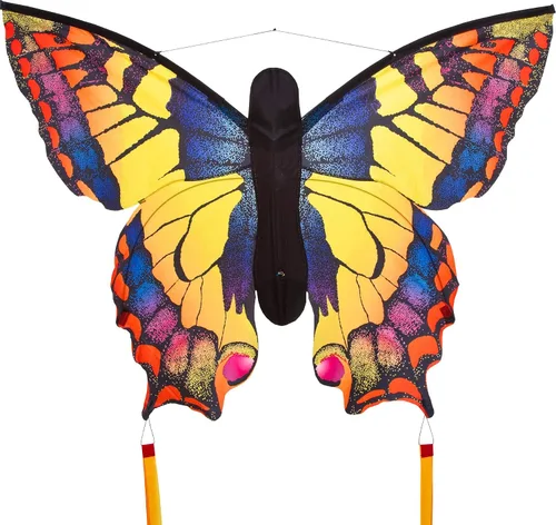 Vista 6 de HQ Kites L - Cometa de mariposa, cometa de una sola línea de 51 pulgadas con cola