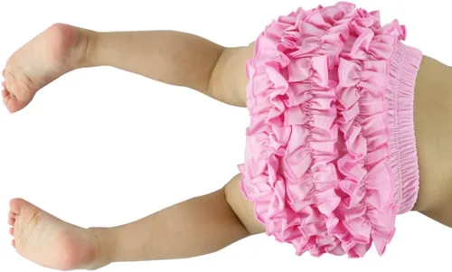Vista 5 de Wennikids cubre pañal, pantalones cortos algodón para niña
